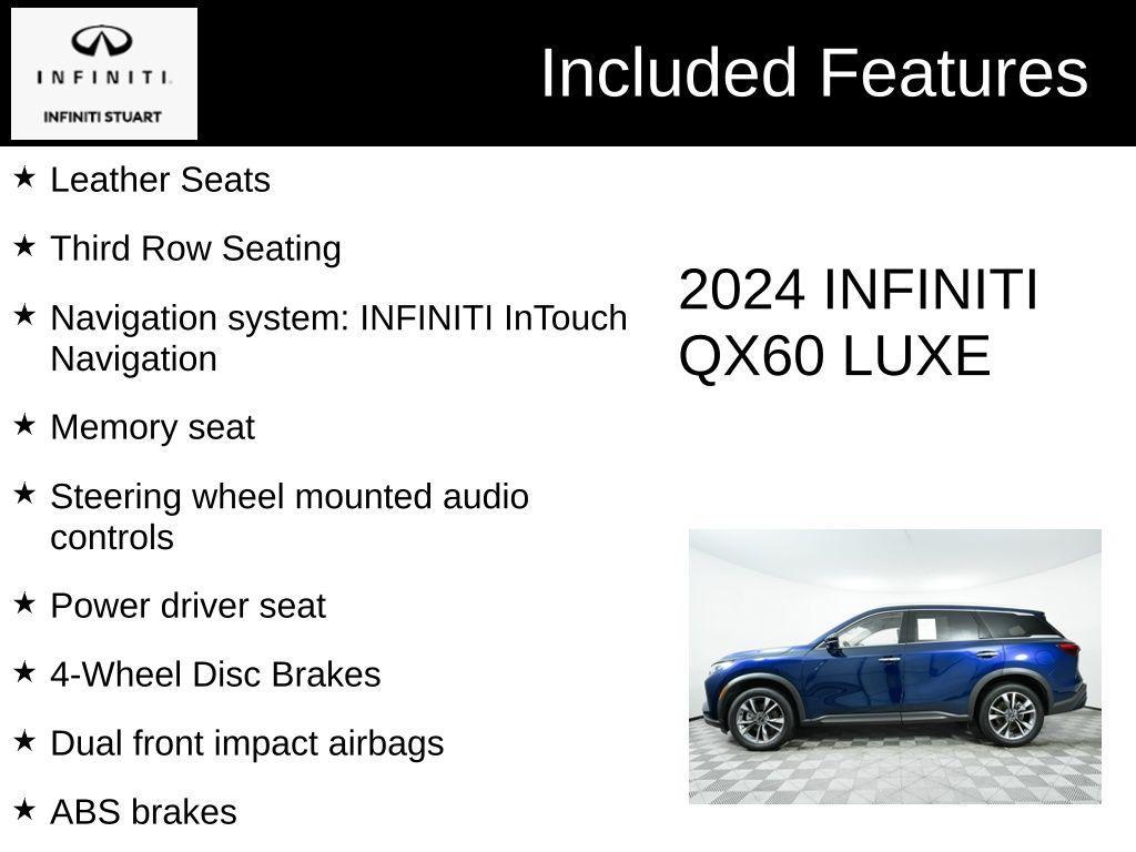 used 2024 INFINITI QX60 car, priced at $40,000