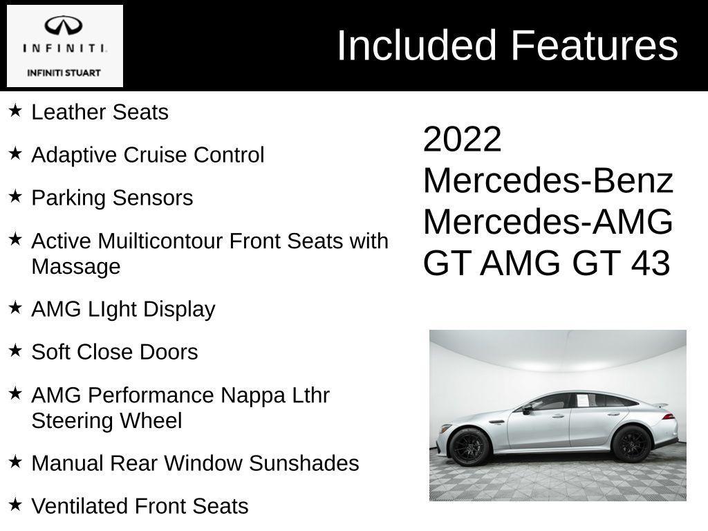 used 2022 Mercedes-Benz AMG GT 43 car, priced at $64,982