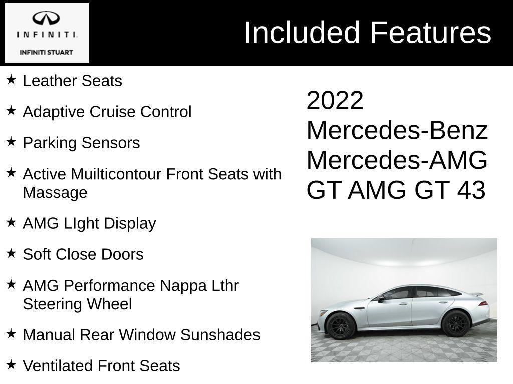used 2022 Mercedes-Benz AMG GT 43 car, priced at $68,882