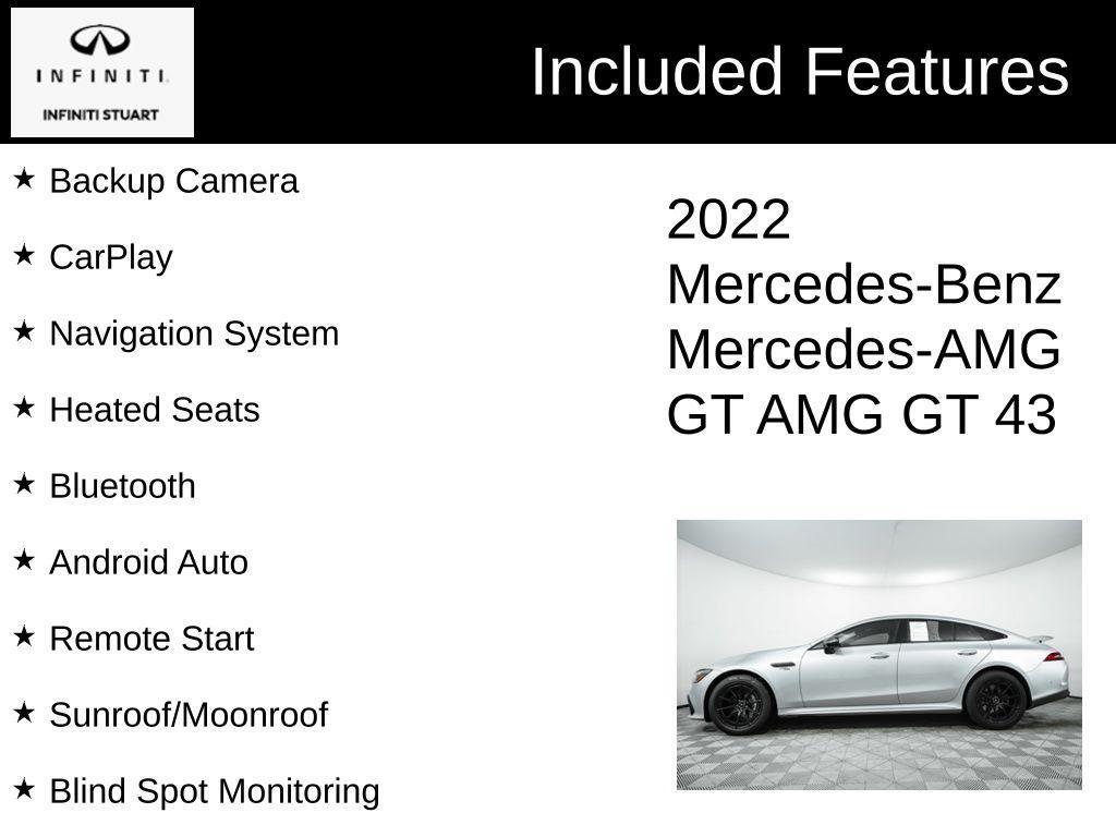 used 2022 Mercedes-Benz AMG GT 43 car, priced at $64,982