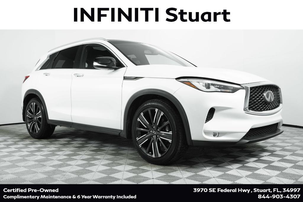 used 2021 INFINITI QX50 car, priced at $25,619