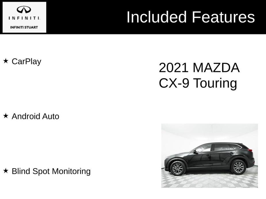used 2021 Mazda CX-9 car, priced at $23,900
