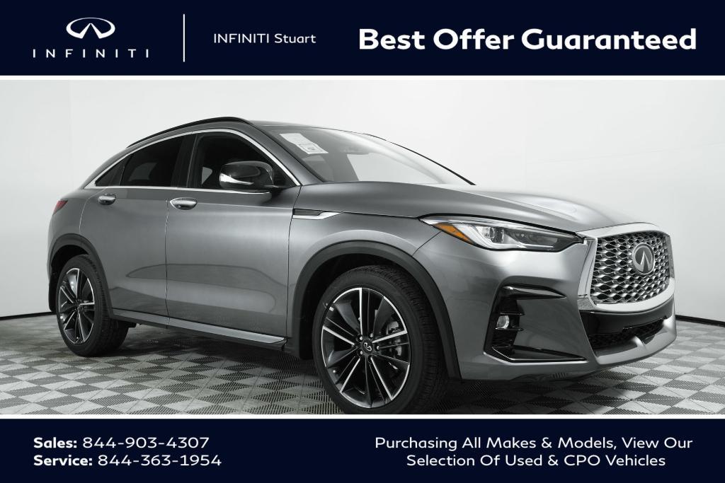 new 2025 INFINITI QX55 car, priced at $44,960