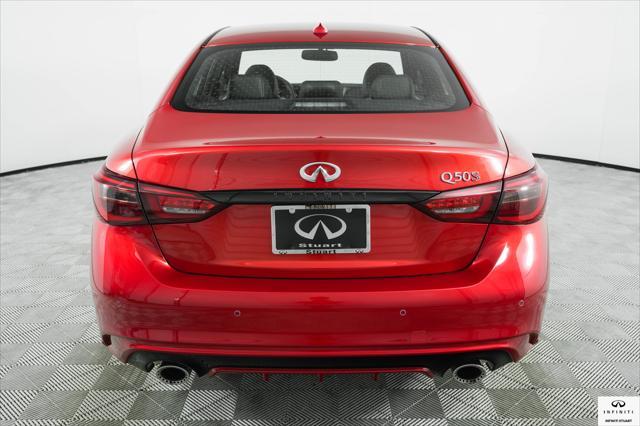 new 2024 INFINITI Q50 car, priced at $58,038