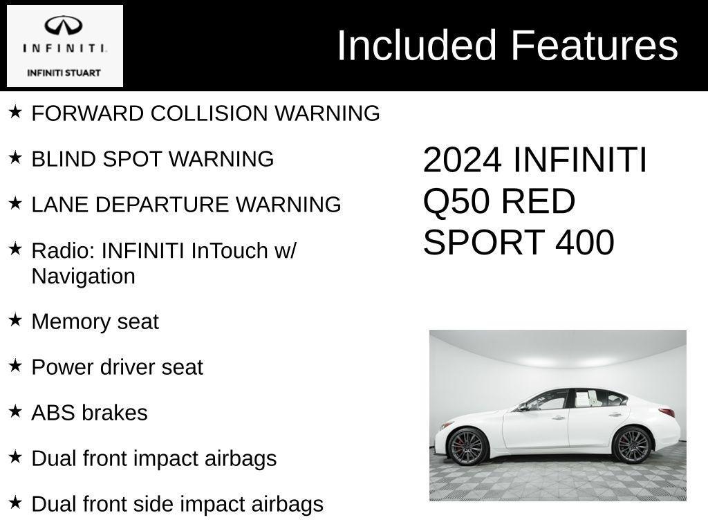 used 2024 INFINITI Q50 car, priced at $42,965