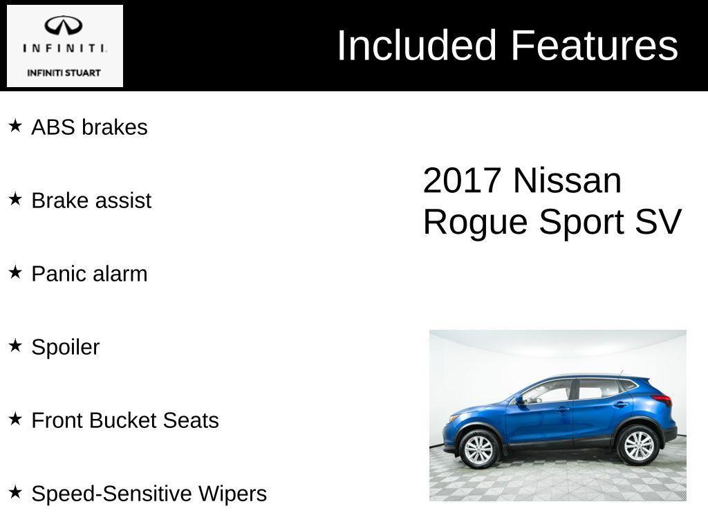 used 2017 Nissan Rogue Sport car, priced at $13,200