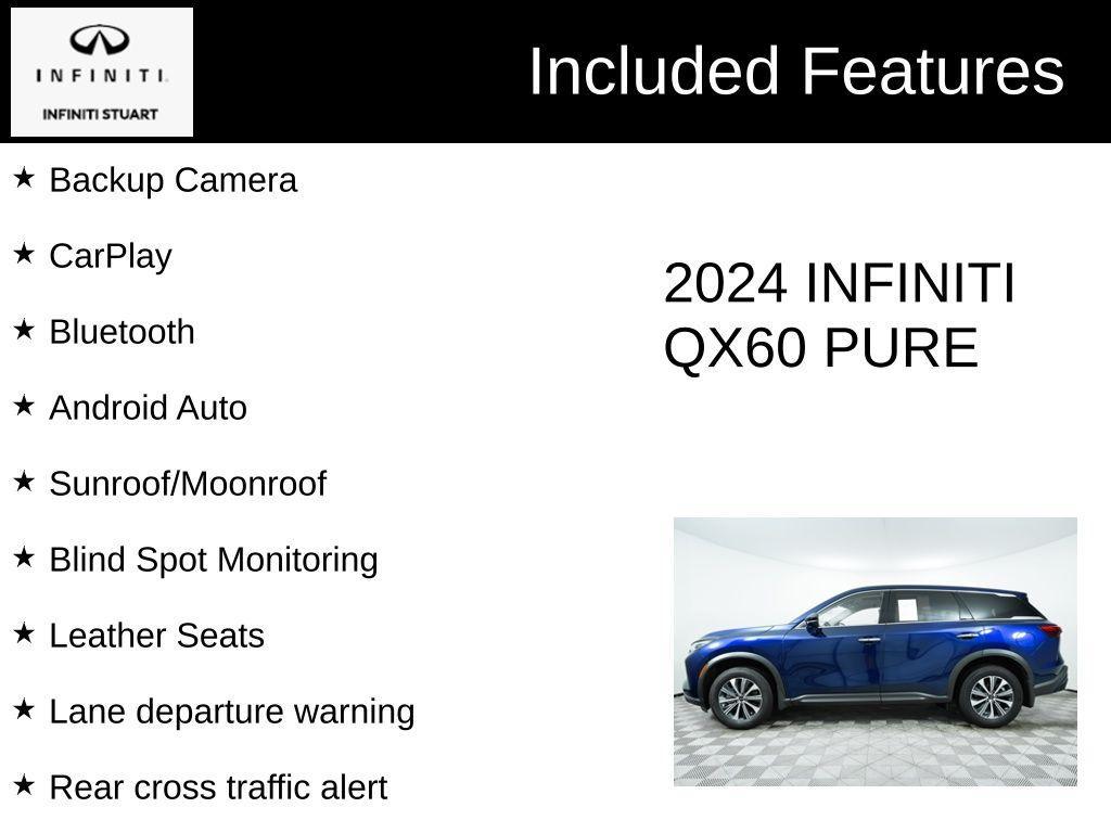 used 2024 INFINITI QX60 car, priced at $42,033