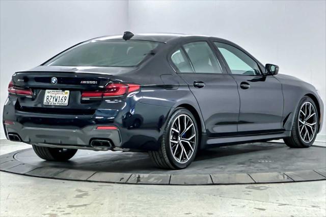 used 2022 BMW M550 car, priced at $53,498