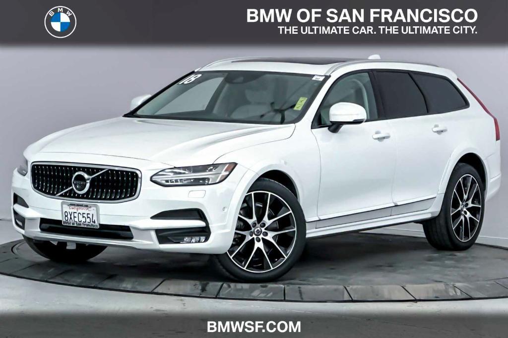 used 2018 Volvo V90 Cross Country car, priced at $29,498