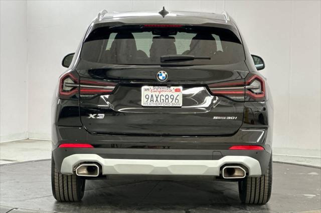 used 2022 BMW X3 car, priced at $35,500