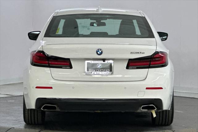 used 2023 BMW 530e car, priced at $33,000