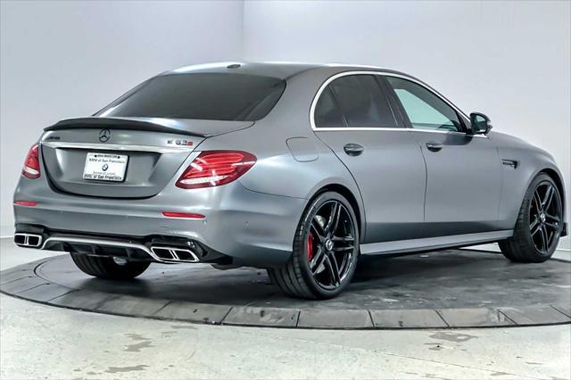 used 2018 Mercedes-Benz AMG E 63 car, priced at $60,000