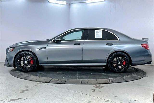 used 2018 Mercedes-Benz AMG E 63 car, priced at $60,000
