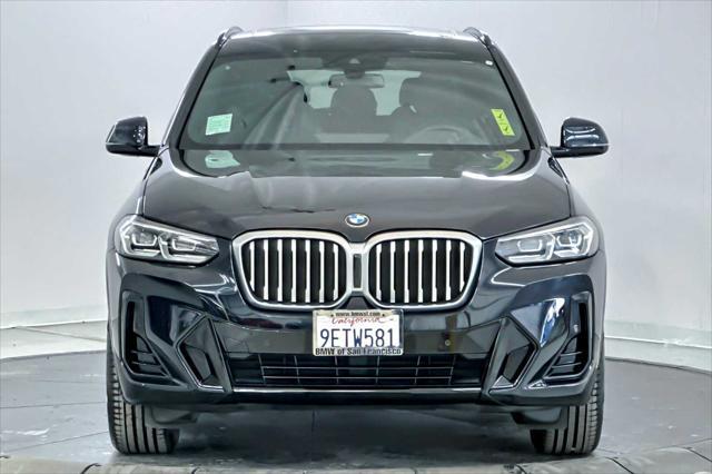used 2022 BMW X3 car, priced at $33,250