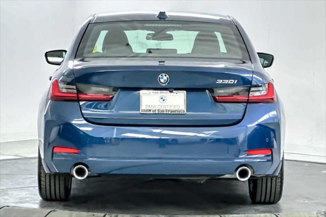 used 2023 BMW 330 car, priced at $33,998