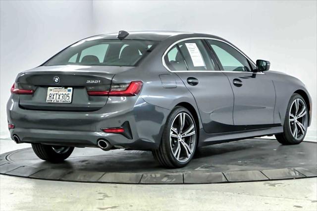 used 2021 BMW 330 car, priced at $29,499