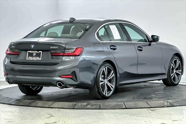 used 2021 BMW 330 car, priced at $29,498