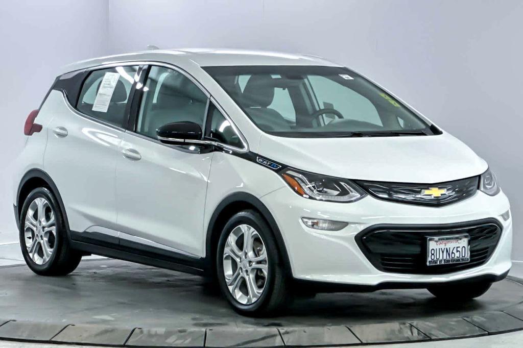 used 2021 Chevrolet Bolt EV car, priced at $17,623