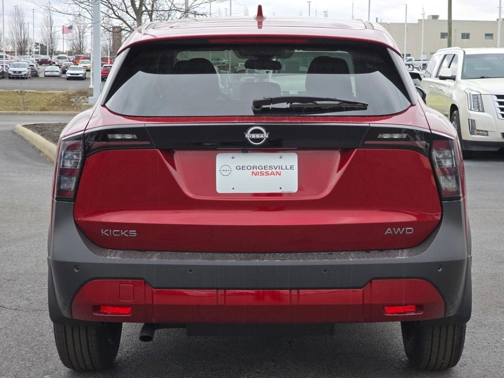 new 2025 Nissan Kicks car, priced at $26,654