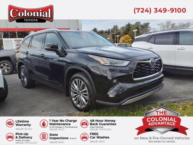 used 2021 Toyota Highlander Hybrid car, priced at $39,848