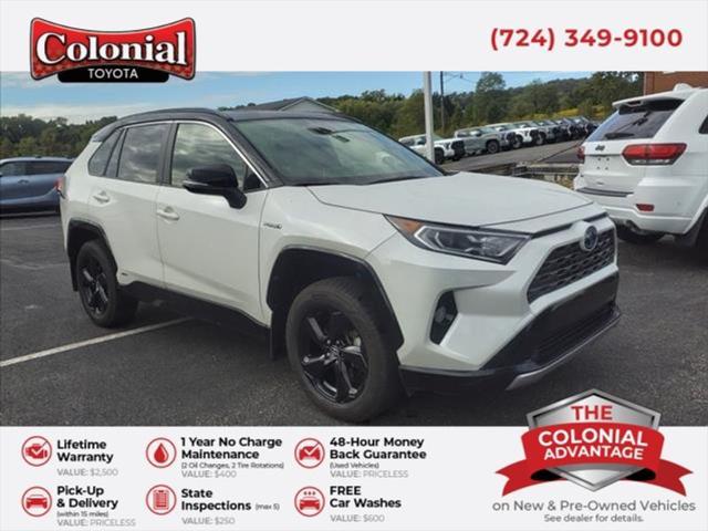 used 2020 Toyota RAV4 Hybrid car, priced at $27,999