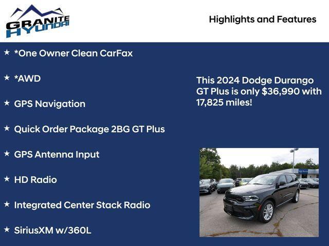 used 2024 Dodge Durango car, priced at $36,990