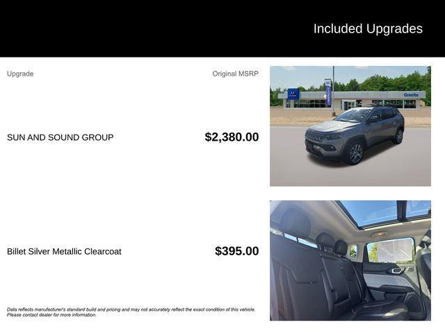 used 2022 Jeep Compass car, priced at $21,990