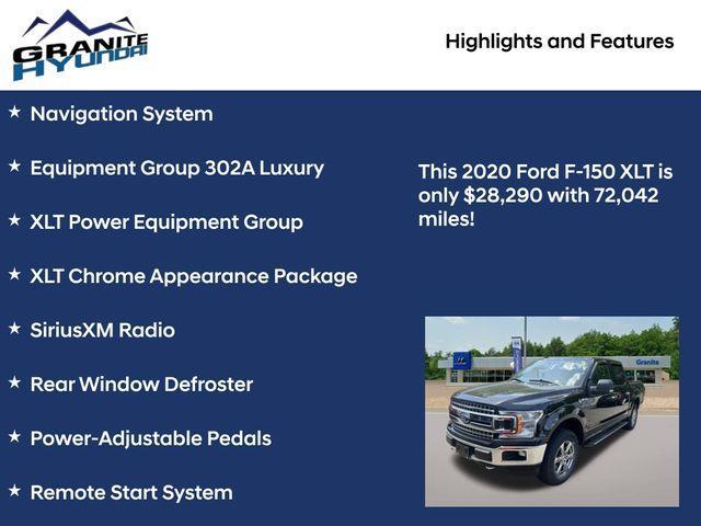 used 2020 Ford F-150 car, priced at $28,290