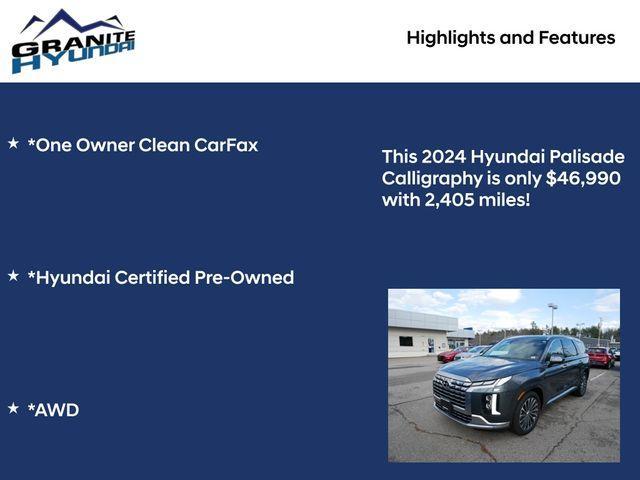 used 2024 Hyundai Palisade car, priced at $46,990