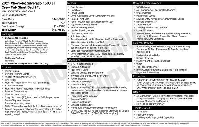 used 2021 Chevrolet Silverado 1500 car, priced at $31,490