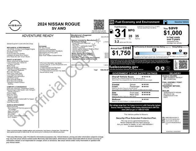 used 2024 Nissan Rogue car, priced at $27,990