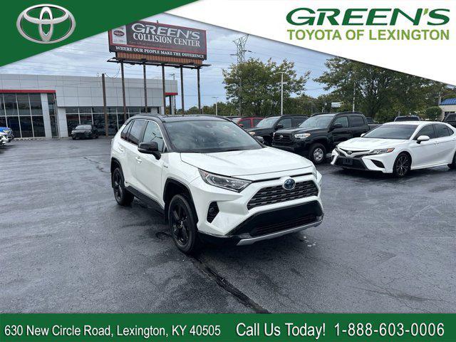 used 2021 Toyota RAV4 Hybrid car, priced at $35,588