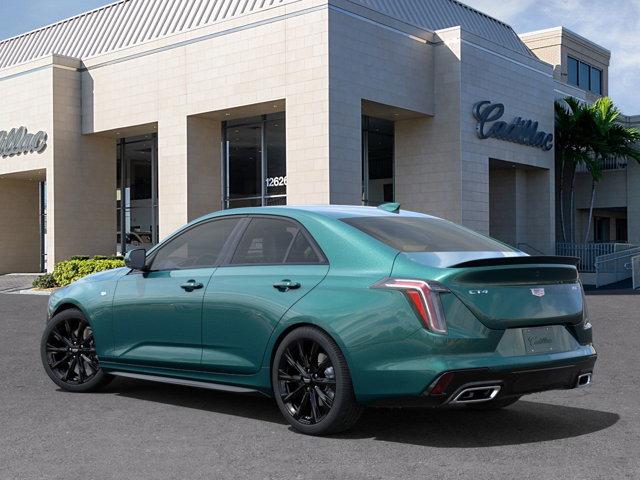 new 2025 Cadillac CT4 car, priced at $48,210