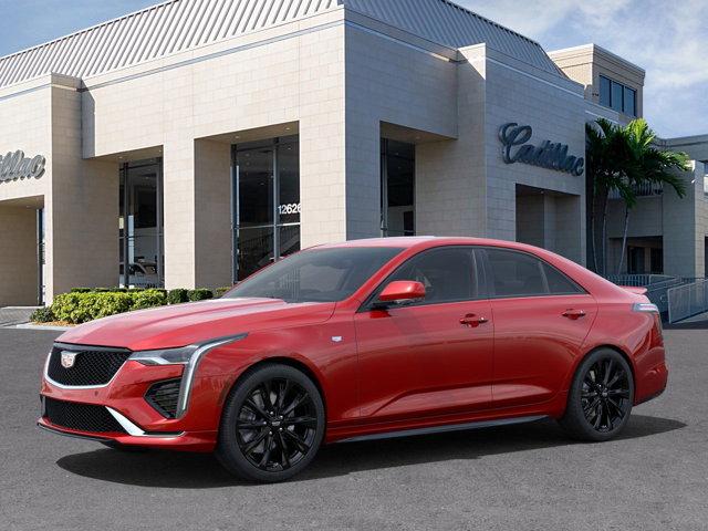 new 2025 Cadillac CT4 car, priced at $48,810