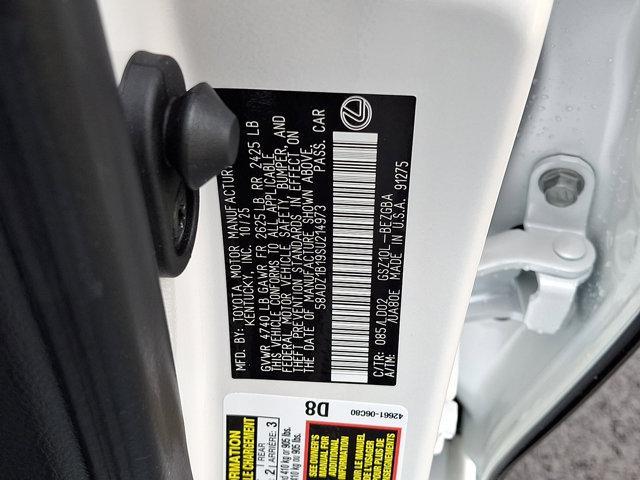 new 2025 Lexus ES 350 car, priced at $50,225