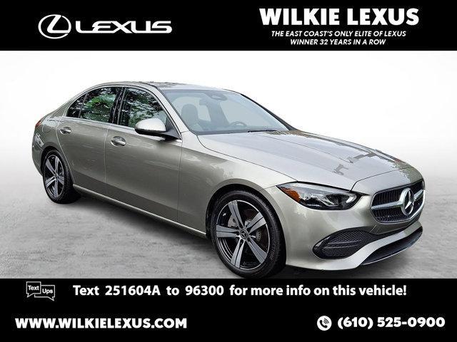 used 2023 Mercedes-Benz C-Class car, priced at $38,450