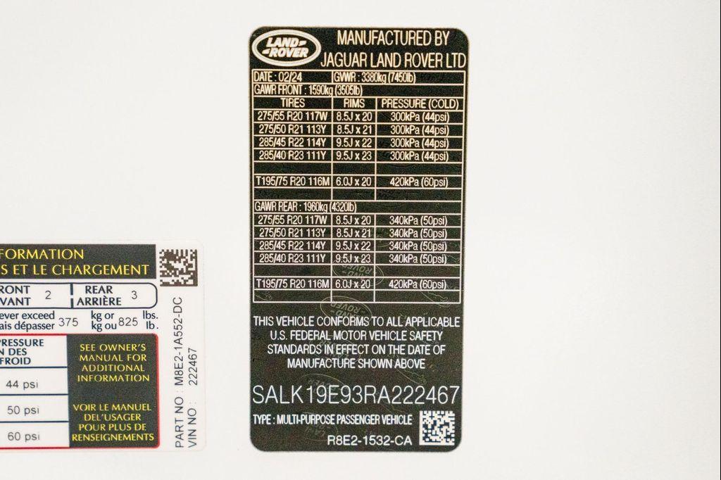 used 2024 Land Rover Range Rover car, priced at $135,900