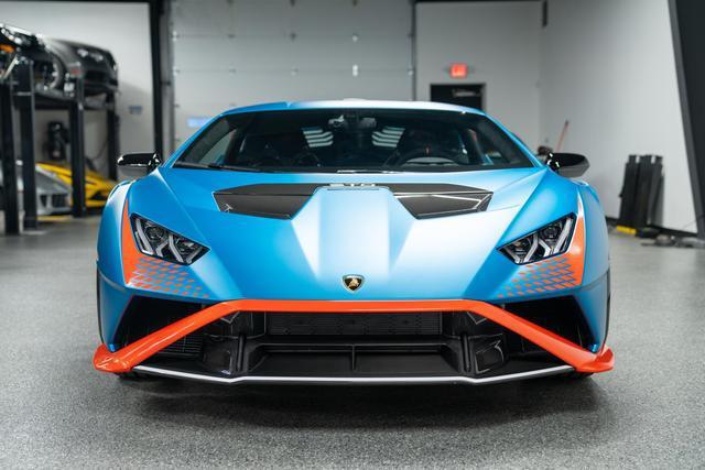 used 2022 Lamborghini Huracan STO car, priced at $395,950