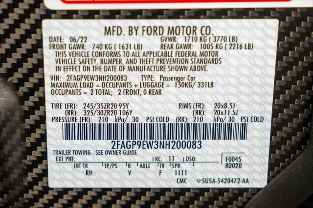 used 2022 Ford GT car