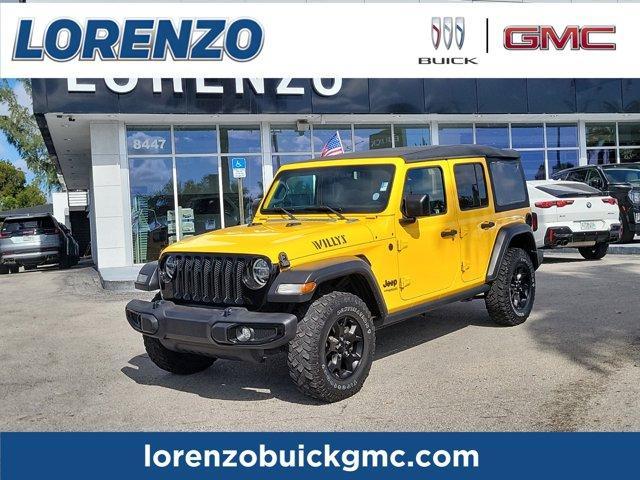 used 2021 Jeep Wrangler Unlimited car, priced at $26,991