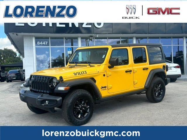 used 2021 Jeep Wrangler Unlimited car, priced at $30,990