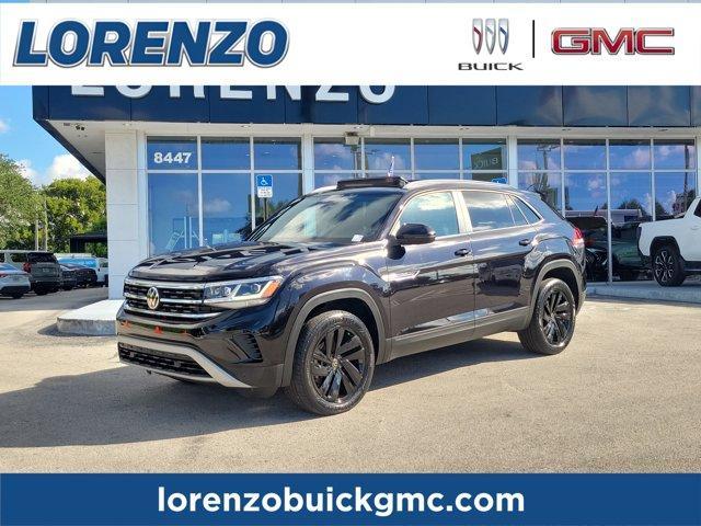used 2022 Volkswagen Atlas Cross Sport car, priced at $23,990