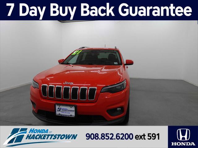 used 2021 Jeep Cherokee car, priced at $17,895