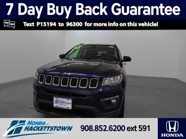 used 2018 Jeep Compass car, priced at $15,595