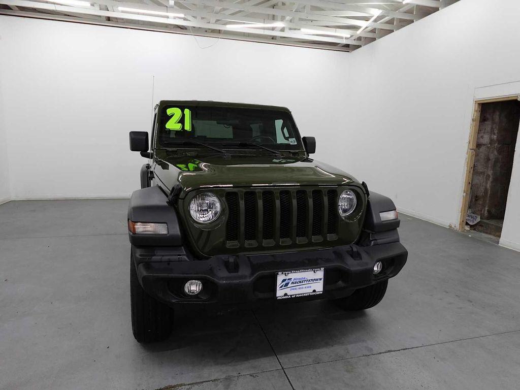 used 2021 Jeep Wrangler car, priced at $26,595