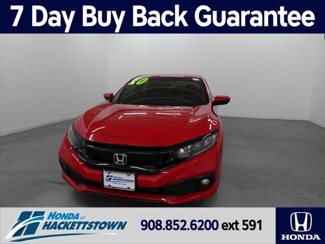 used 2020 Honda Civic car, priced at $18,875