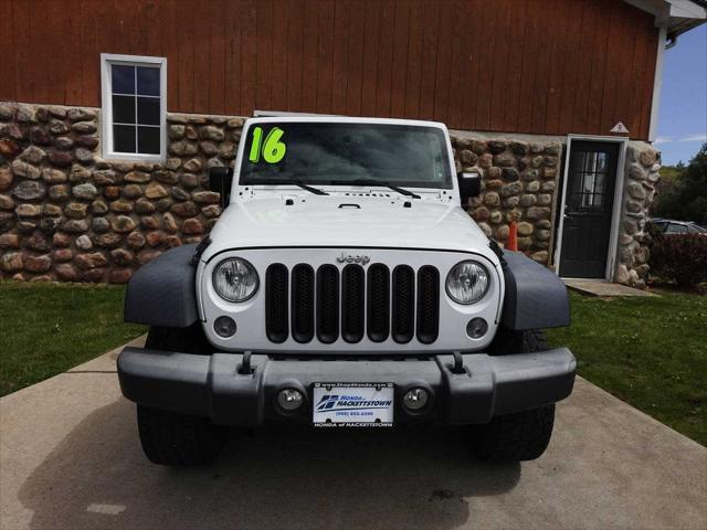 used 2016 Jeep Wrangler Unlimited car, priced at $19,885