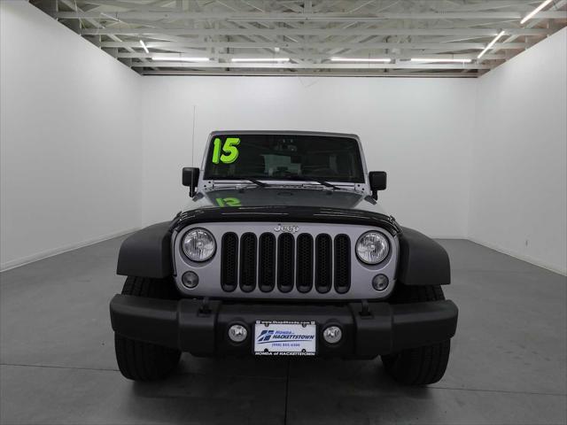 used 2015 Jeep Wrangler Unlimited car, priced at $18,595