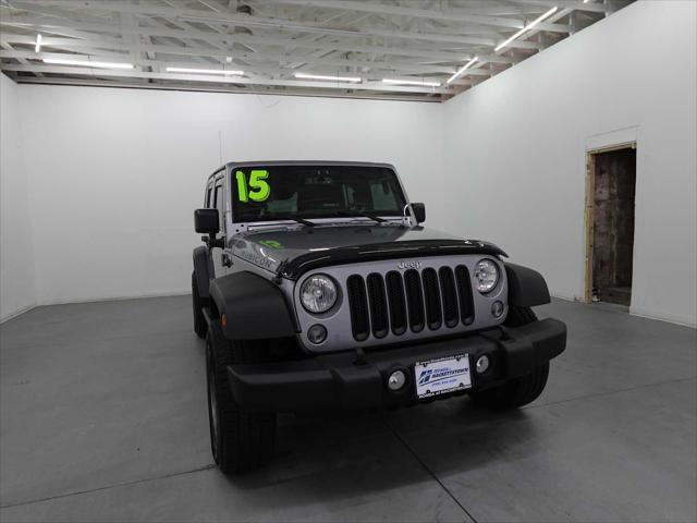 used 2015 Jeep Wrangler Unlimited car, priced at $18,595