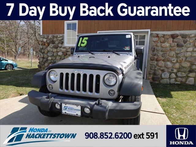 used 2015 Jeep Wrangler Unlimited car, priced at $17,920
